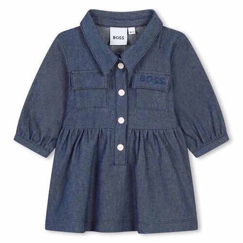 BOSS Chambray Dress 6M - 2Y